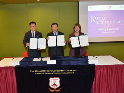 Launch of Kwok Hospitality Awards for Hospitality Study at the Cornell University - 1