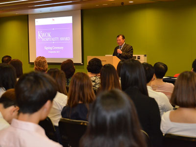 Launch of Kwok Hospitality Awards for Hospitality Study at the Cornell University - 7